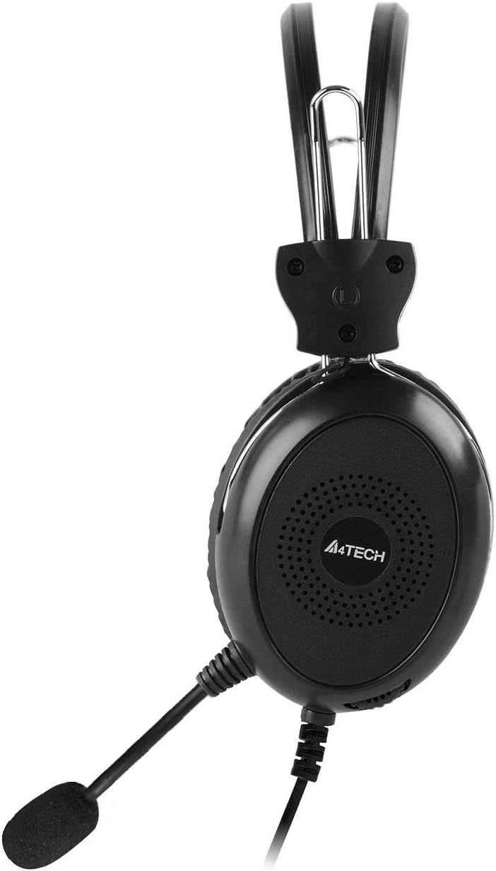 A4 Tech Hu-30 Kulaklık Mikrofonlu-Usb, Siyah, Medium